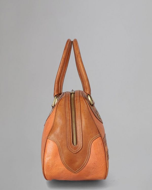 レビュー高評価の商品 | Pre-Loved | Boston | Mulberry Oak Tanned Veg Natural Ginger & バッグ