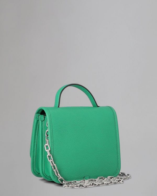 Mulberry | Sadie Square | Pre-Loved | Lawn Green Silky Calf