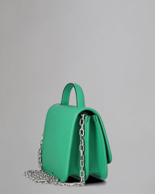 Mulberry | Sadie Square | Pre-Loved | Lawn Green Silky Calf