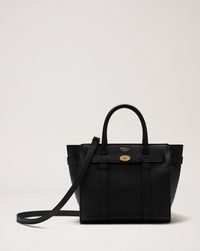 Mulberry black zipped bayswater new arrivals