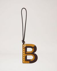 双色皮革钥匙环---字母-b