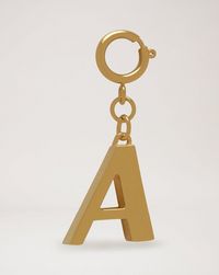 alphabet-brass-keyring---a