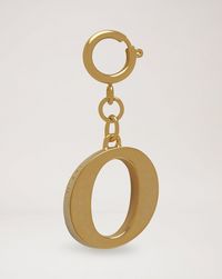 alphabet-brass-keyring---o