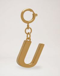 alphabet-brass-keyring---u