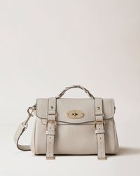 Mulberry | ミニ アレクサ | チョーク ヘビー グレイン レザー Mulberry | ミニ アレクサ | チョーク ヘビー グレイン レザー