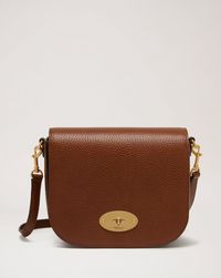 Kleine Darley Satchel Leder mit klassischer Narbung in Eiche Damen Mulberry