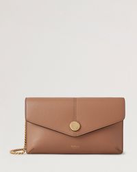 Mulberry | Press Stud Pochette on Chain | Sable Micro