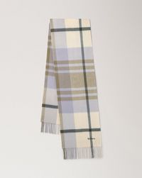 스몰-체크-메리노-울-스카프