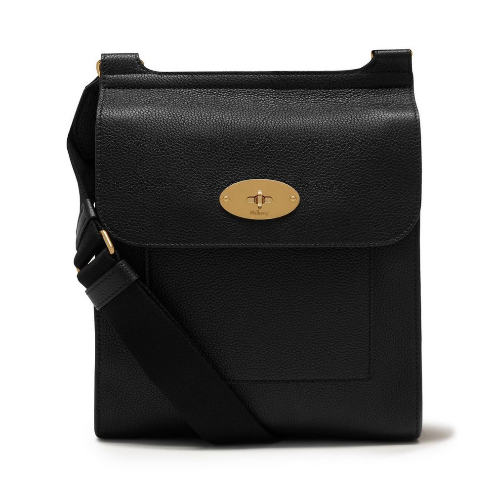 New Antony | Black Small Classic Grain | Women | Mulberry